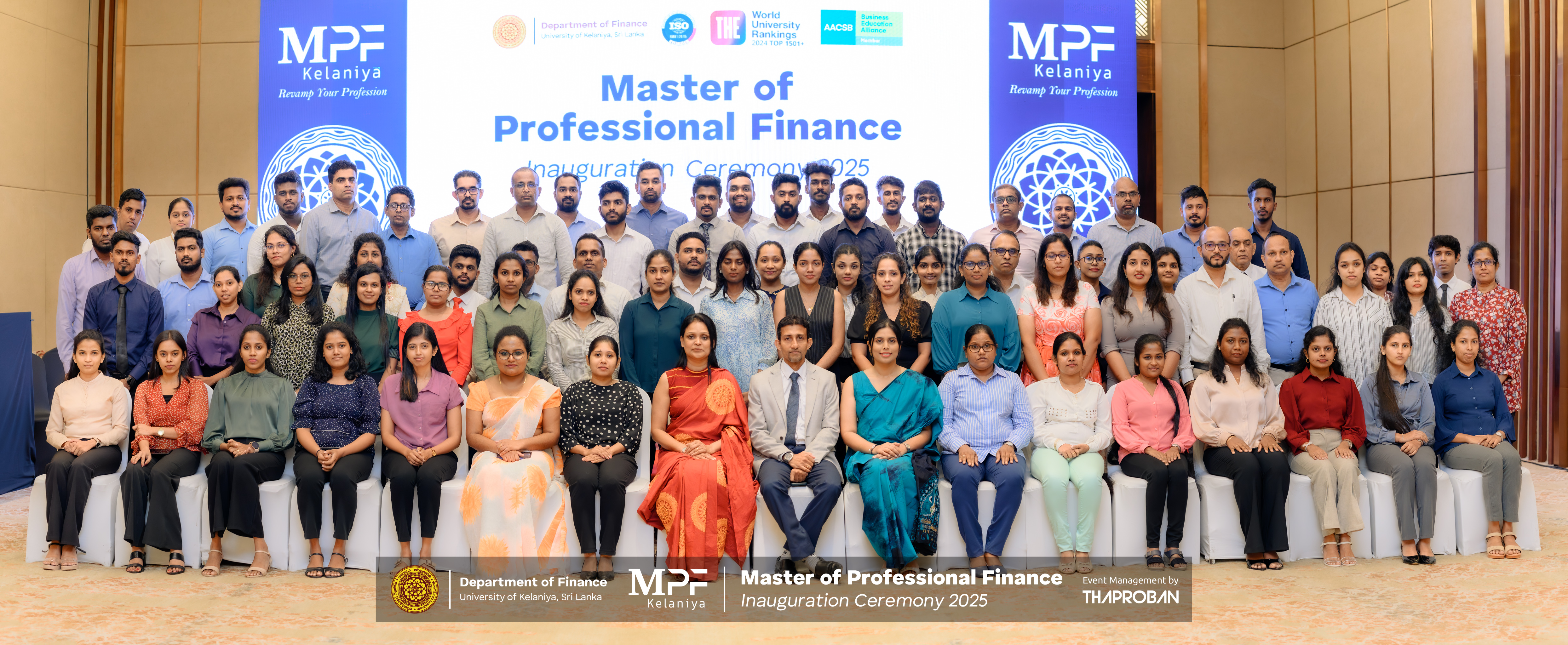 University of Kelaniya Welcomes the 3rd Batch of the Master of Professional Finance (MPF) Program